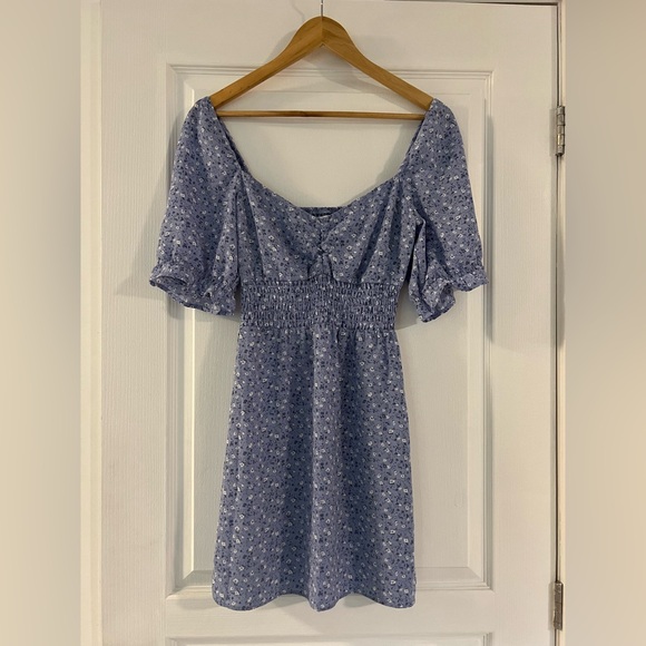 Abercrombie and Fitch Blue Babydoll Dress - Picture 1 of 4